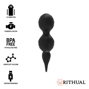 Rithual™ - Nisha Rechargeable Kegel Balls Black